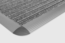 Lade das Bild in den Galerie-Viewer, Fußabtreter »Homeline Classic« GRAU – Aluminiumprofil mit Rips